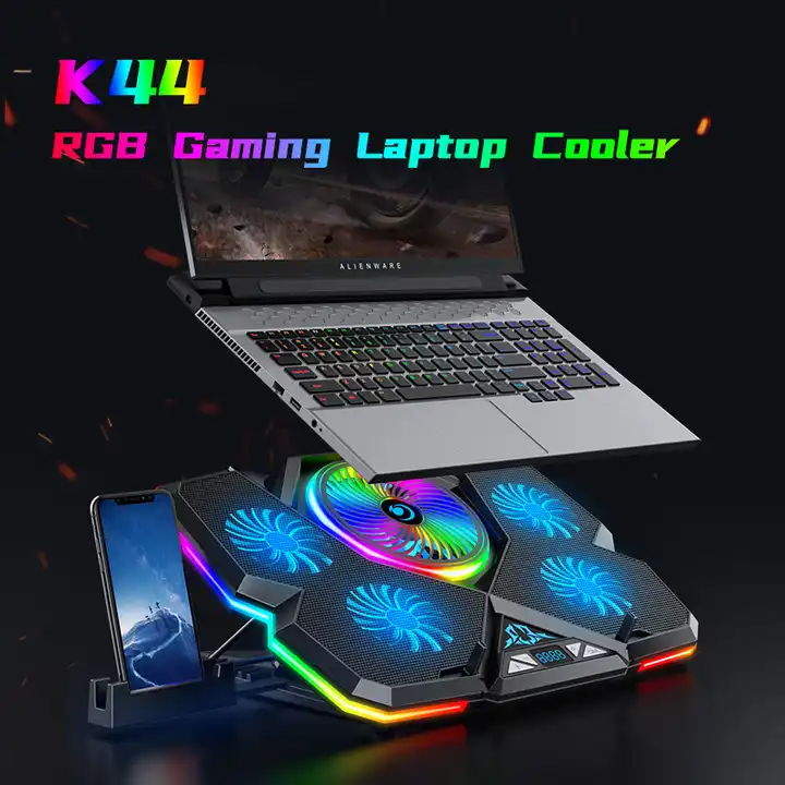 پایه خنک کننده لپ تاپ کول کلد مدل K44 RGB